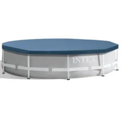 Sale Intex Round Frame Swimming Pool - 305 x 76 cm - Blå - Inklusive Tillbehör - CB16 Pooler