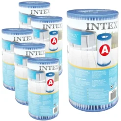 Outlet Intex Round Prism Frame Pool - 366 x 76 cm - Grå - Inklusive Tillbehör - CB92 Pooler