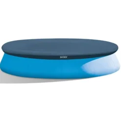 Intex Rund Uppblåsbar Easy Set Pool - 396 x 84 cm - Blå - Inklusive Tillbehör - CB20