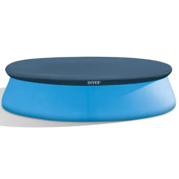 Best Intex Rund Uppblåsbar Easy Set Pool - 305 x 76 cm - Blå - Ingår Tillbehör CB2 Pooler