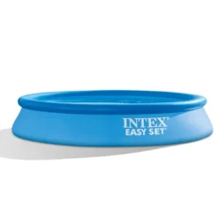 Intex Rund Uppblåsbar Easy Set Pool - 305 x 61 cm - Blå - Ingår Tillbehör CB79