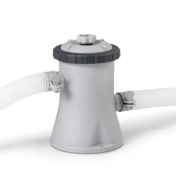 New Intex Rund Uppblåsbar Easy Set Pool - 305 x 76 cm - Blå - Ingår Tillbehör CB74 Pooler