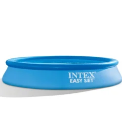 Intex Rund Uppblåsbar Easy Set Pool - 305 x 61 cm - Blå - Inklusive Tillbehör - CB17