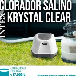Intex Salt Klorinator För Pooler Upp Till 17 M³ Vit