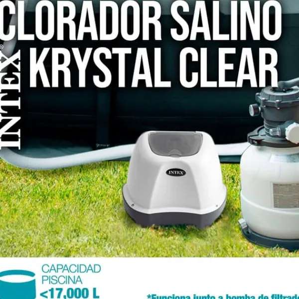 Intex Salt Klorinator För Pooler Upp Till 17 M³ Vit
