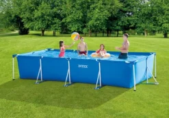 Online Intex swimmingpool - Rampool - 450 x 220 x 84 cm - Inklusive WAYS underhållspaket Pooler
