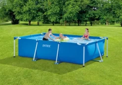 New Intex swimmingpool - Rampool - 300 x 200 x 75 cm - Inklusive solsegel Pooler