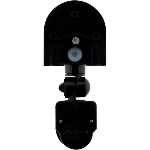 Discount IP44 rörelsedetektor - svängbar huvud - 1200W - Svart - Zenitech Rörelsedetektorer