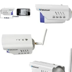 IP-kamera för övervakning - LCC® - Webbkamera - HD 720P - Infraröd vision - Plug & Play