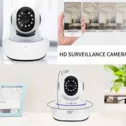 Sale IP-övervakningskamera professionell spionvideo wifi på distans säkerhet nattvision utomhus vattentät infraröd Säkerhetsmonitorer & Videokameror