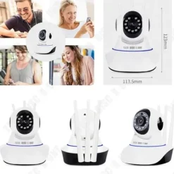 Sale IP-övervakningskamera professionell spionvideo wifi på distans säkerhet nattvision utomhus vattentät infraröd Säkerhetsmonitorer & Videokameror