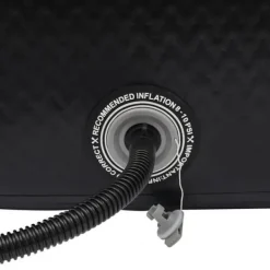 Sale Isbad 370 liter, uppblåsbar kallvattenbalja, kompakt design, svart Spa & Utomhusbad