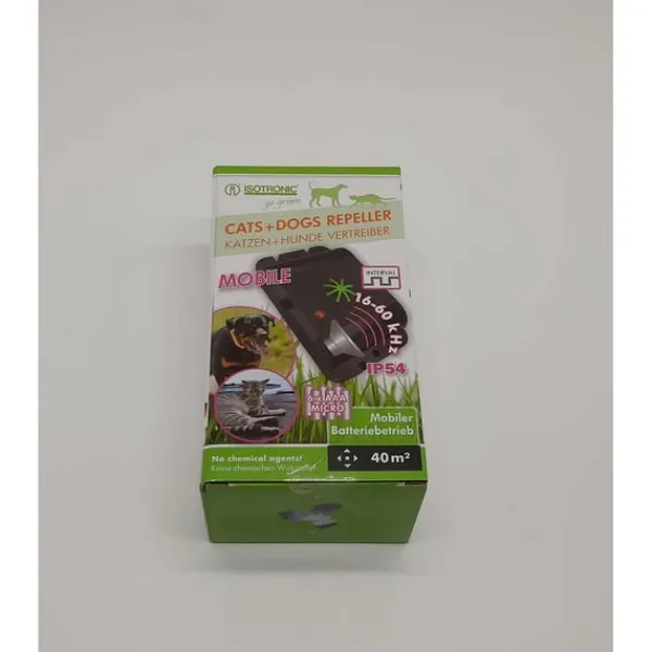 Sale ISOTRONIC Hund och Katt Avskräckande 18 - 32 kHz Utomhus Insektsmedel & Djuravvisande Medel
