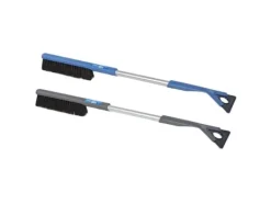 Hot Isskraber med børste 77cm - Aluminium skaft og med vendbar klinge Snöborttagning