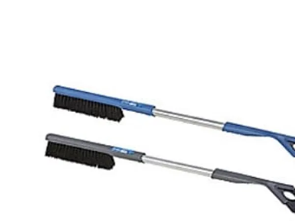 Hot Isskraber med børste 77cm - Aluminium skaft og med vendbar klinge Snöborttagning