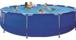 Outlet Jilong 450 x 90 cm uppblåsbar pool med pump - komplett set Pooler