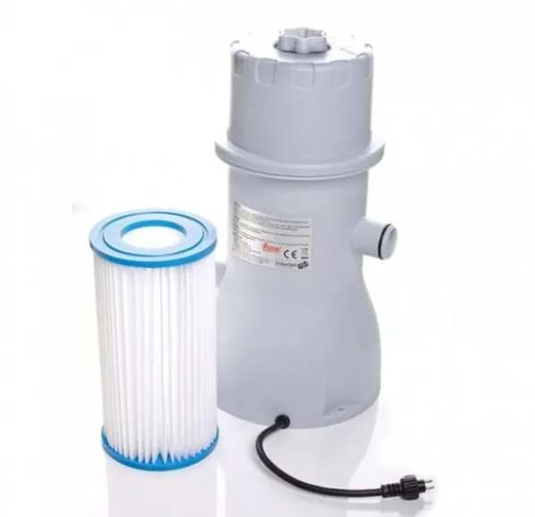 Outlet Jilong 450 x 90 cm uppblåsbar pool med pump - komplett set Pooler