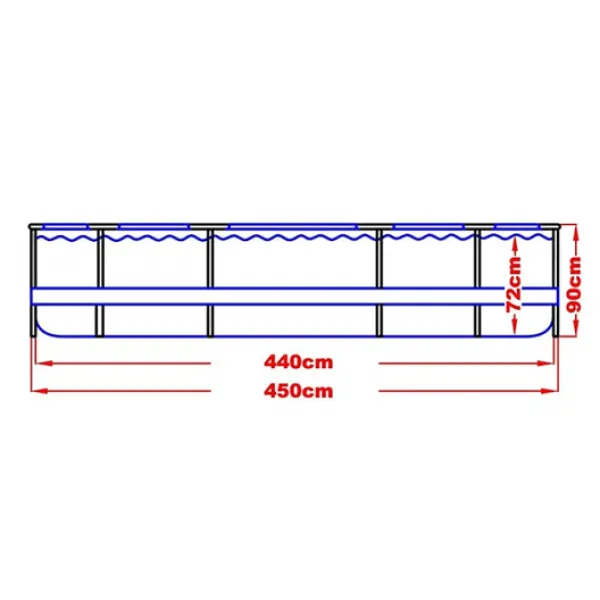 Outlet Jilong Avenli - Pool Med Filterpump - 450 X 90 Cm - Komplett Pooler