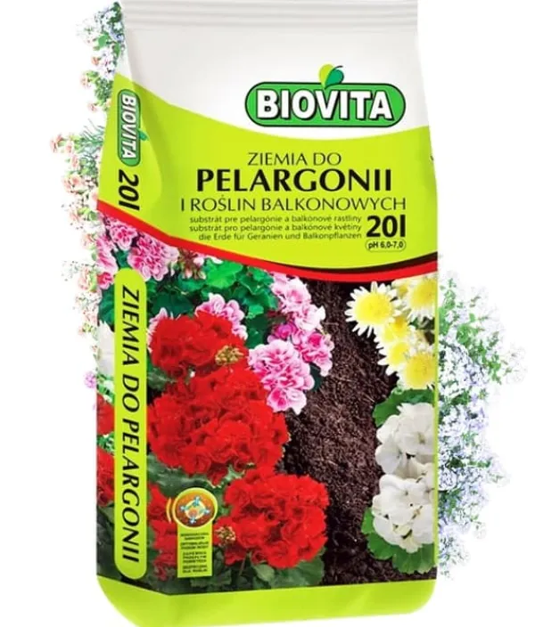 Jord för pelargoner och balkongväxter 20L