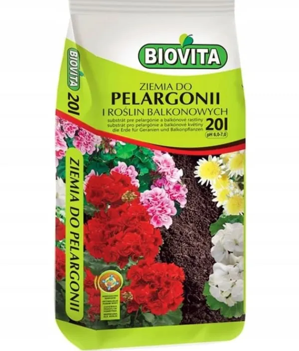 Jord för pelargoner och balkongväxter 20L