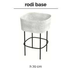 Järnställ för RODI & OVER blomkrukor, h77cm
