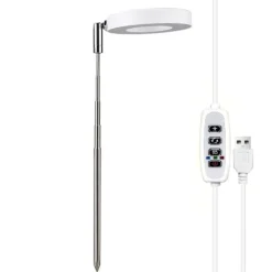 Justerbar Höjd 3.5 tum Röd Blå LED Växtlampa - 5W USB Växtlampa för Inomhusbruk