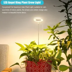 Justerbar Höjd 3.5 tum Röd Blå LED Växtlampa - 5W USB Växtlampa för Inomhusbruk