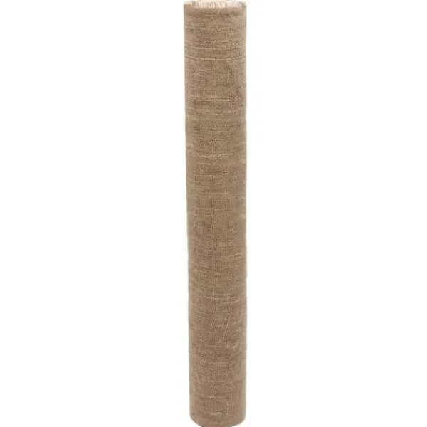 Juterulle 1x25 m - Ekologisk Jute för Hantverk och Dekor | Färg: Naturlig | Storlek: 1x25 m