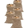 vidaXL Jutesäckar 5 st 60x105 cm 100 % jute 220 gsm