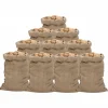 Outlet Jutesäckar 10 st 60x105 cm 100% jute 340 gsm Jord & Sand