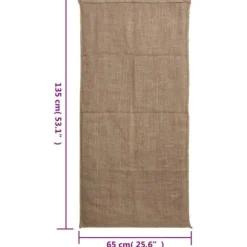 Sale Jutesäckar 30-pack - Ekologiska och Multifunktionella | Storlek: 65x135 cm | Material: 100% Jute, 220 gsm Trädgårdskorgar
