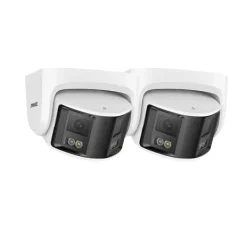 4K Säkerhetskamera, AI-människodetektering, 180° bredvinkelstäckning,2 stycken I91DX