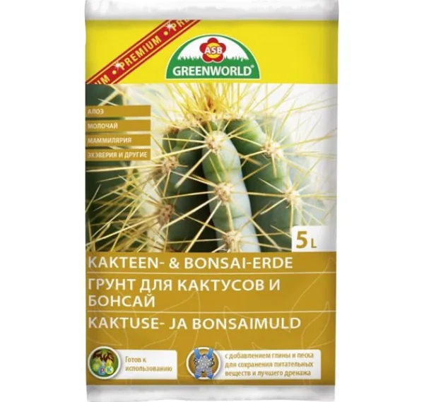 Kaktus- och bonsaijord ASB Premium 5L