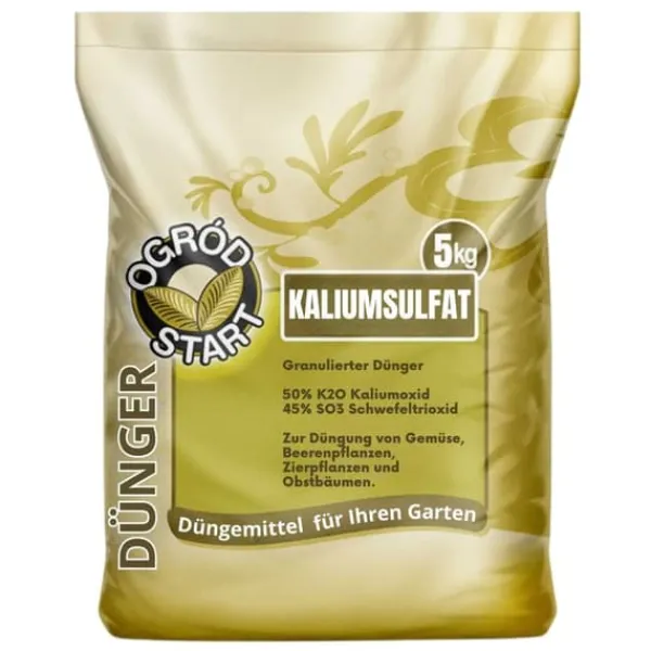 Kaliumsulfatgödselgranulat Trädgårdsstart 5kg Gödningsmedel