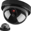 Kameraattrapp med LED | Dummy Övervakningskamera Svart