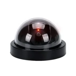 Kameraattrapp med LED | Dummy Övervakningskamera Svart