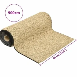 Best Kantmatta för trädgård och damm - Naturligt utseende | Storlek: 900x60 cm | Färg: Sand Fontäner & Dammar