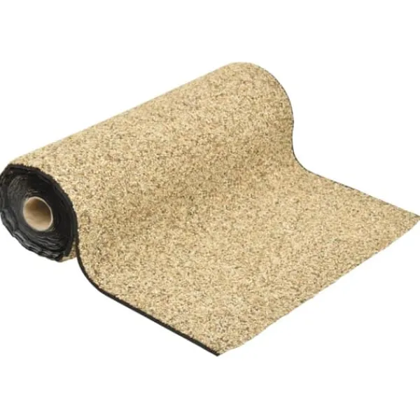 Kantmatta för trädgårdsdamm - Naturlig sand | Storlek: 800x60 cm