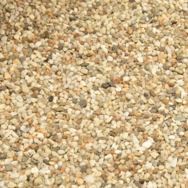 Kantmatta för trädgårdsdamm - Slitstarkt PP-fleece | Storlek: 1500x40 cm | Färg: Naturlig sand
