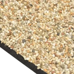 Kantmatta för trädgårdsdamm - Slitstark och naturlig design | Storlek: 300x60 cm | Färg: Sand