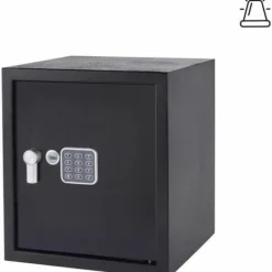 Kassaskåp med elektroniskt lås Yale Svart 40 L 39 x 35 x 36 cm Rostfritt stål