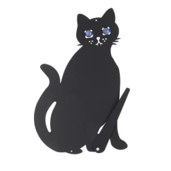 Kattskrämmare / Plåtkatt 30cm med reflekterande ögon
