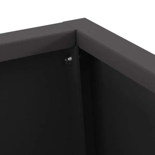 New Kegelformad vedeldad kamin i svart stål | Storlek: 50x35x100 cm | Utomhusvärme & atmosfär Vedeldade Kaminer