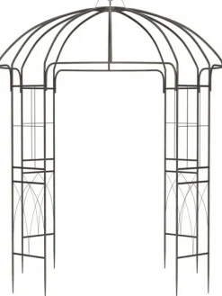 New Keira Rose Arch - Bronze Metal Climbing Aid for Gardens, 200x200x270 cm Krukor & Växtbehållare