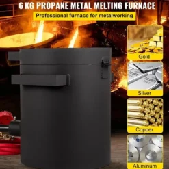 Online 6Kg kopparkapacitet 1350°C professionell propanmetallsmältugn, snabb/effektiv uppvärmning, utmärkt värmeisolering, hög säkerhet, kompletta tillbehör | CDON Tillbehör Till Vedeldade Kaminer & Öppna Spisar