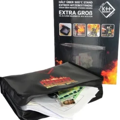 Hot kh-security 370205 Brandsäker dokumentväska Kassaskåp