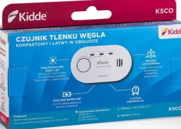 Outlet KIDDE K5CO carbon monoxide detector Rök- & Koloxiddetektorer