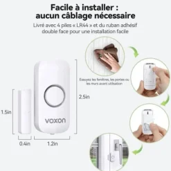 Kit alarm - alarmpaket Voxon - VX-WA802