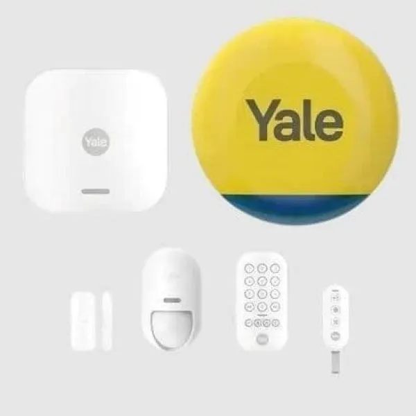 Kit för intelligent alarm + Utomhussirén - Ansluten - YALE - 4 tillbehör