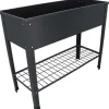 Köksland - Varumärke - Antracitmetal - 100,5 x 40,5 x 80,5 cm - Volym 80L - Lastkapacitet 40kg